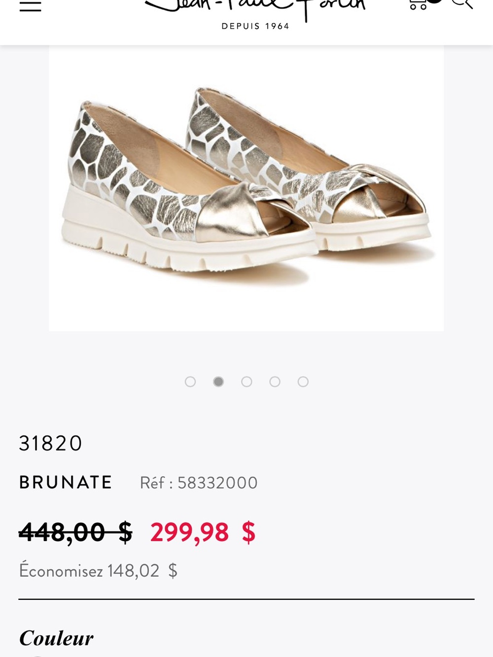 Brunate Women’s Metallic Silver Peep-Toe Wedge Flats (size 41 = 10.5 - 11 US)